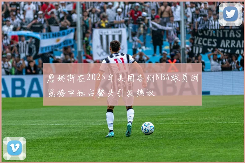 詹姆斯在2025年美国各州NBA球员浏览榜中独占鳌头引发热议